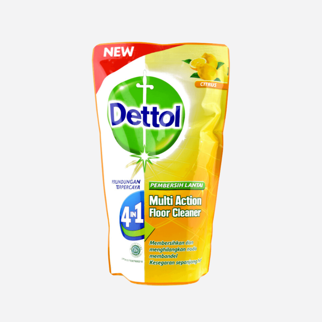 Dettol Pembersih Lantai Citrus Pouch 700 ml