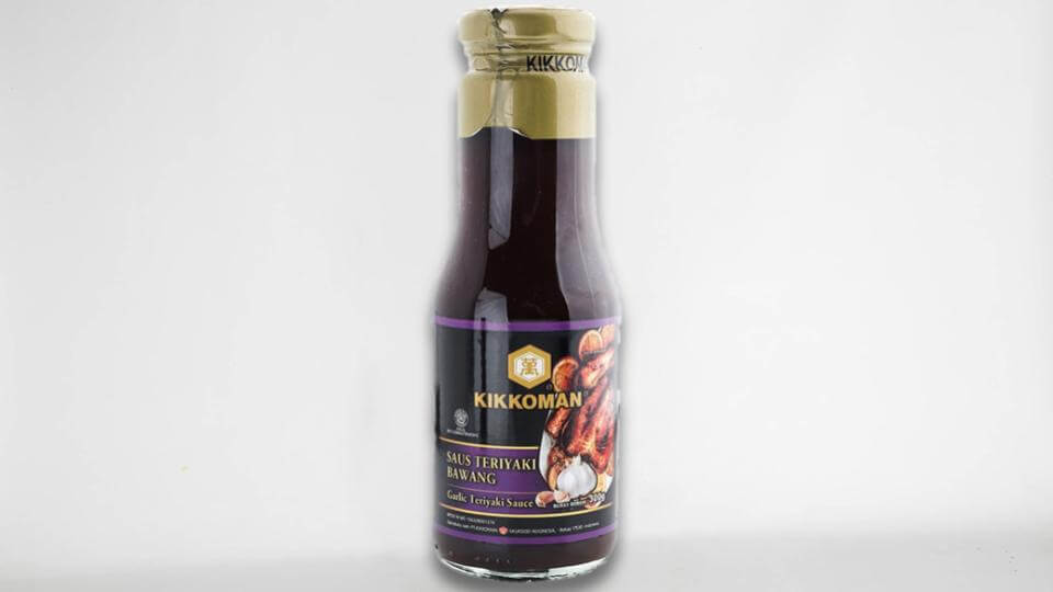 Kikkoman Saus Teriyaki Bawang Putih Botol 300 gr