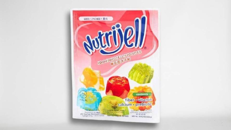 Nutrijell Agar-agar Leci Sachet 15 gr