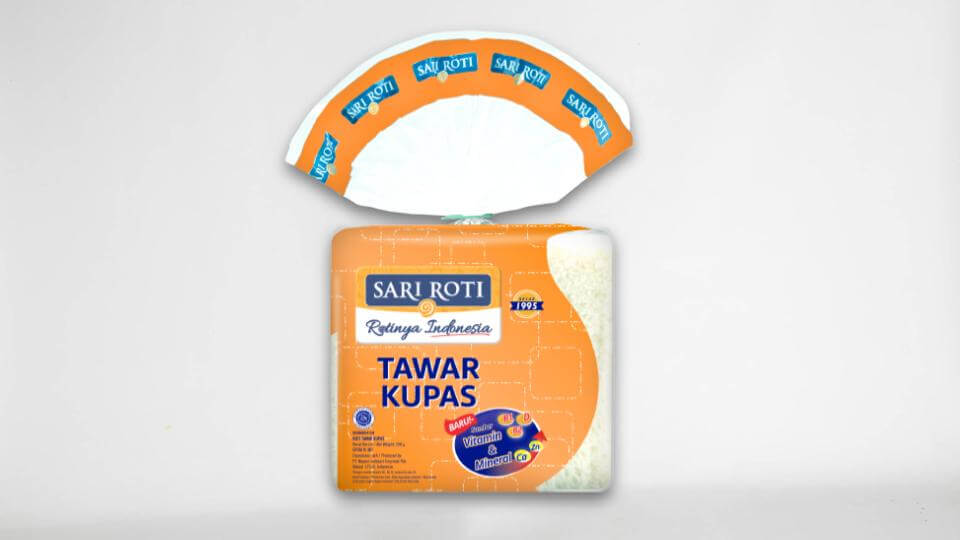 Sari Roti Roti Tawar Kupas 200 gr