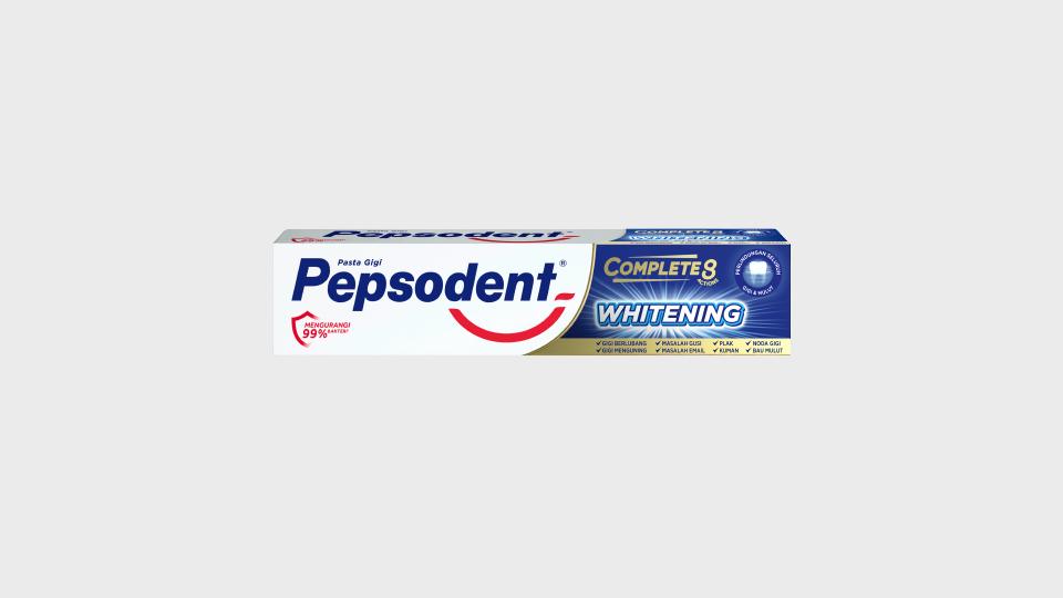 Pepsodent Pasta Gigi Complete 8 Plus Whitening 190 gr