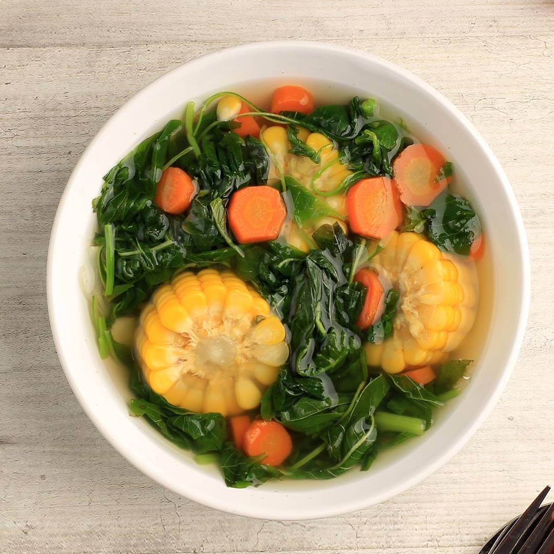 Sayur Bening Bayam & Jagung